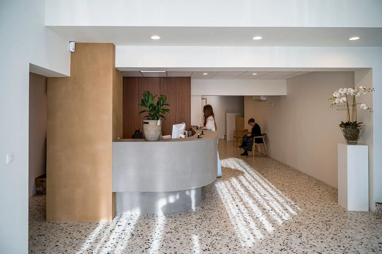 Guichet d’accueil – contact de la clinique du Pied et de la Cheville