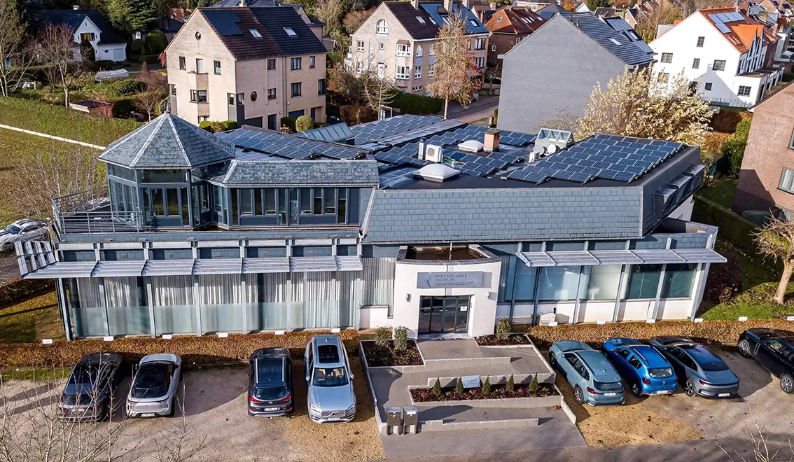 Localisation avenue Kraainem Bruxelles – centre pied cheville